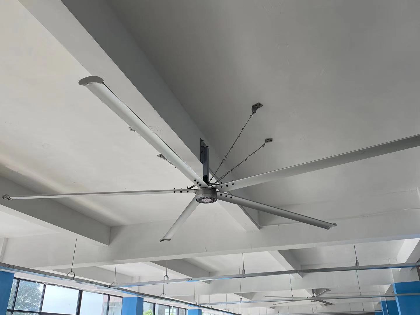 Our engineers are installing fans in Indonesia.